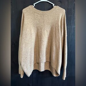Vince Camuto Tan Crew Neck Sweater